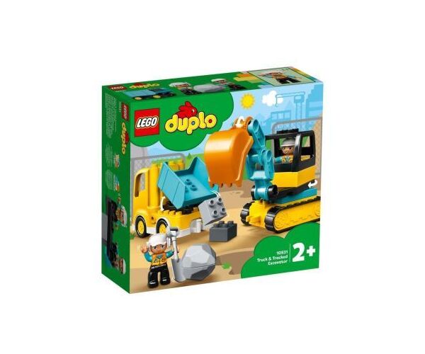 LEGO DUPLO 10931 Town Náklaďák a pásový bagr