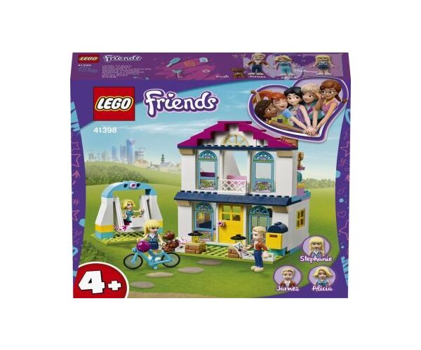LEGO 41398 Friends Stephanie a její dům 4+