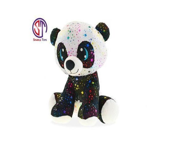 Panda Star Sparkle plyšová 35cm sedící