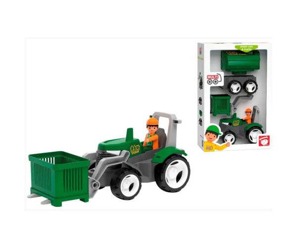 MULTIGO  FARM set   2+1 - figurka Igráček farmář s traktorem