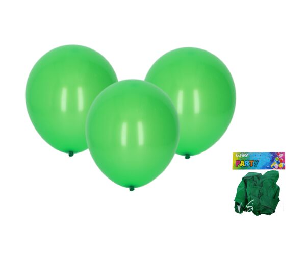 Balónek nafukovací 30cm - sada 10ks, zelený