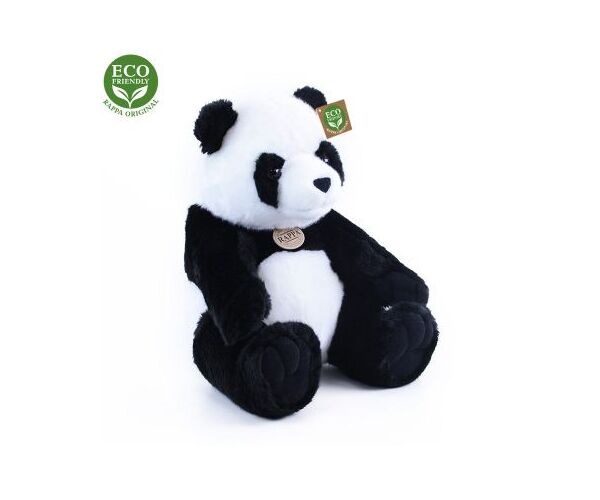 Plyšová panda sedící, 31 cm, ECO-FRIENDLY