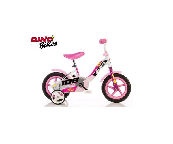 Dino Bikes Dětské kolo růžové 10
