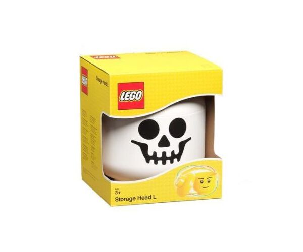 LEGO úložná hlava (velikost L) - kostlivec