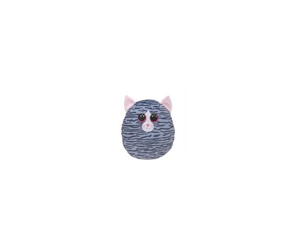 Ty Squish-a-Boos KIKI, 22 cm - šedá kočka (1)