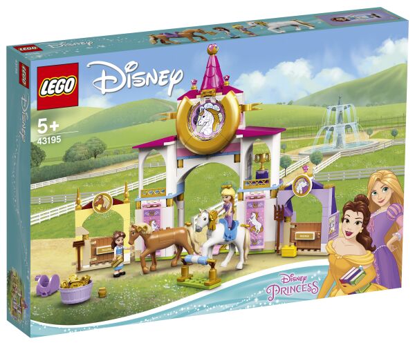 LEGO 43195 Disney Princess Královské stáje Krásky a Lociky