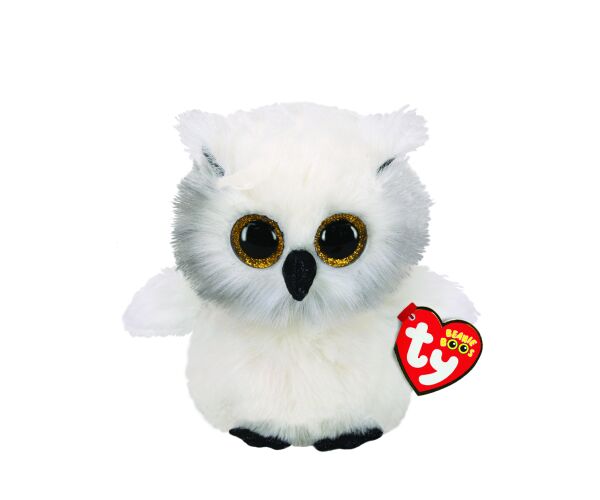 BOOS AUSTIN, 15 cm - white owl (3)