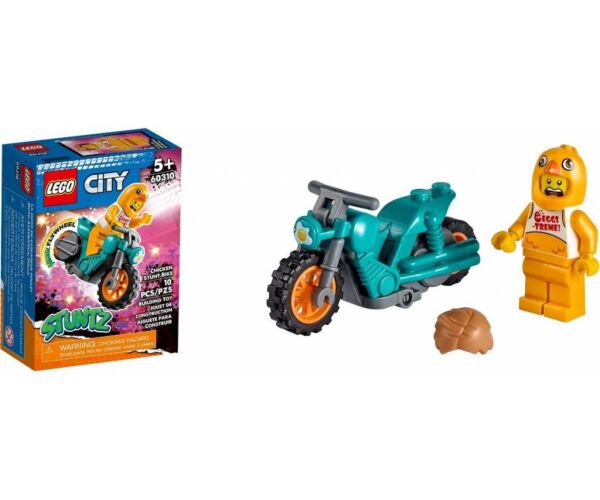 LEGO City 60310 Motorka kaskadéra Kuřete