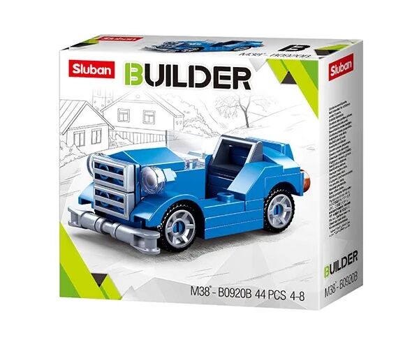 Sluban Builder M38-B0920B Modrý kabriolet