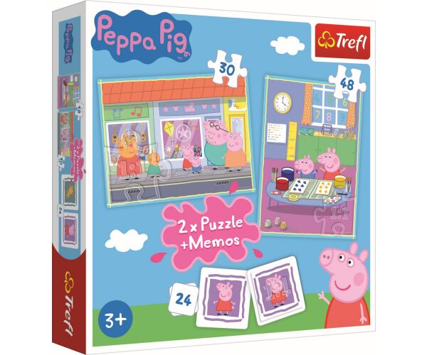 Trefl Puzzle + Pexeso Peppa Pig