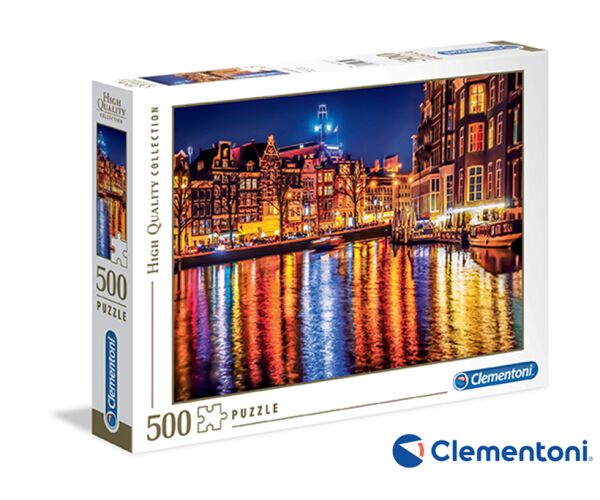 Clementoni - Puzzle 500 Amsterdam - II. jakost