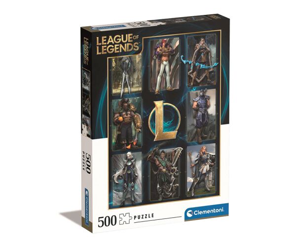 Clementoni - Puzzle 500 LEAGUE of Legends