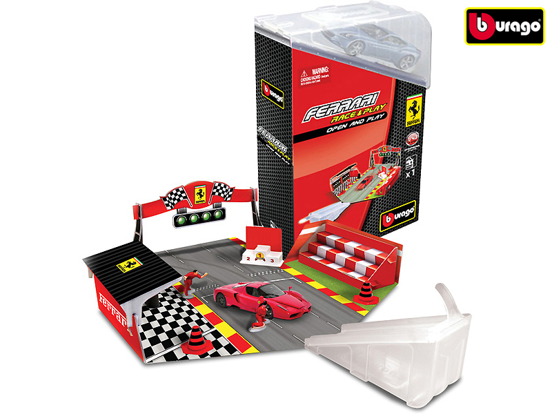 Levně Ferrari Open&Play set s autem 1:44 /různé druhy