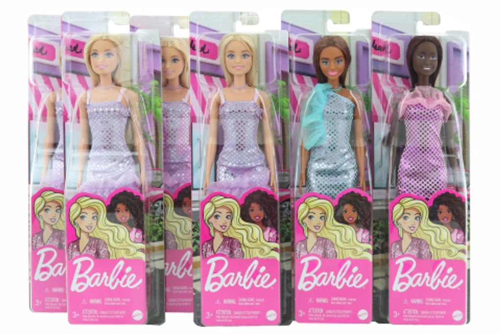 Levně BRB Barbie v třpytivých šatech, různé druhy