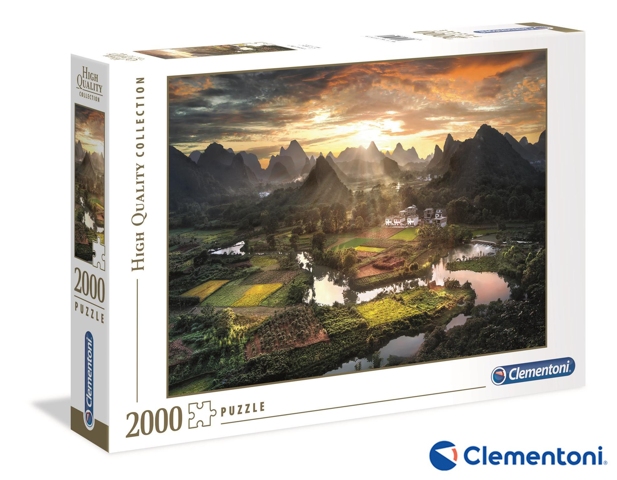 Puzzle 2000 dílků Čínská krajina
