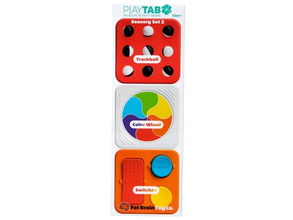 Fat Brain Sada senzorických hraček PlayTab Tile Set 2