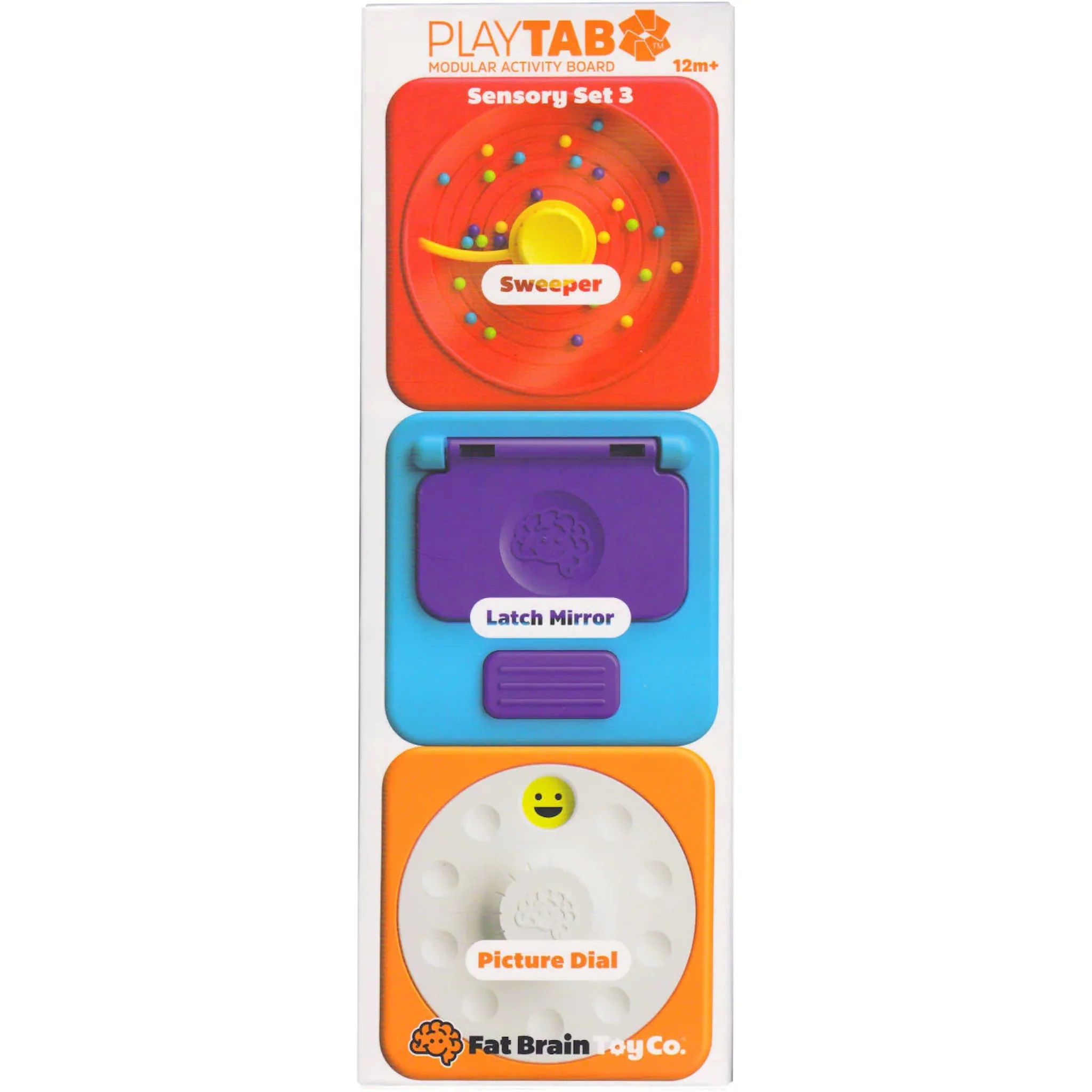 Fat Brain Sada senzorických hraček PlayTab Tile Set 3