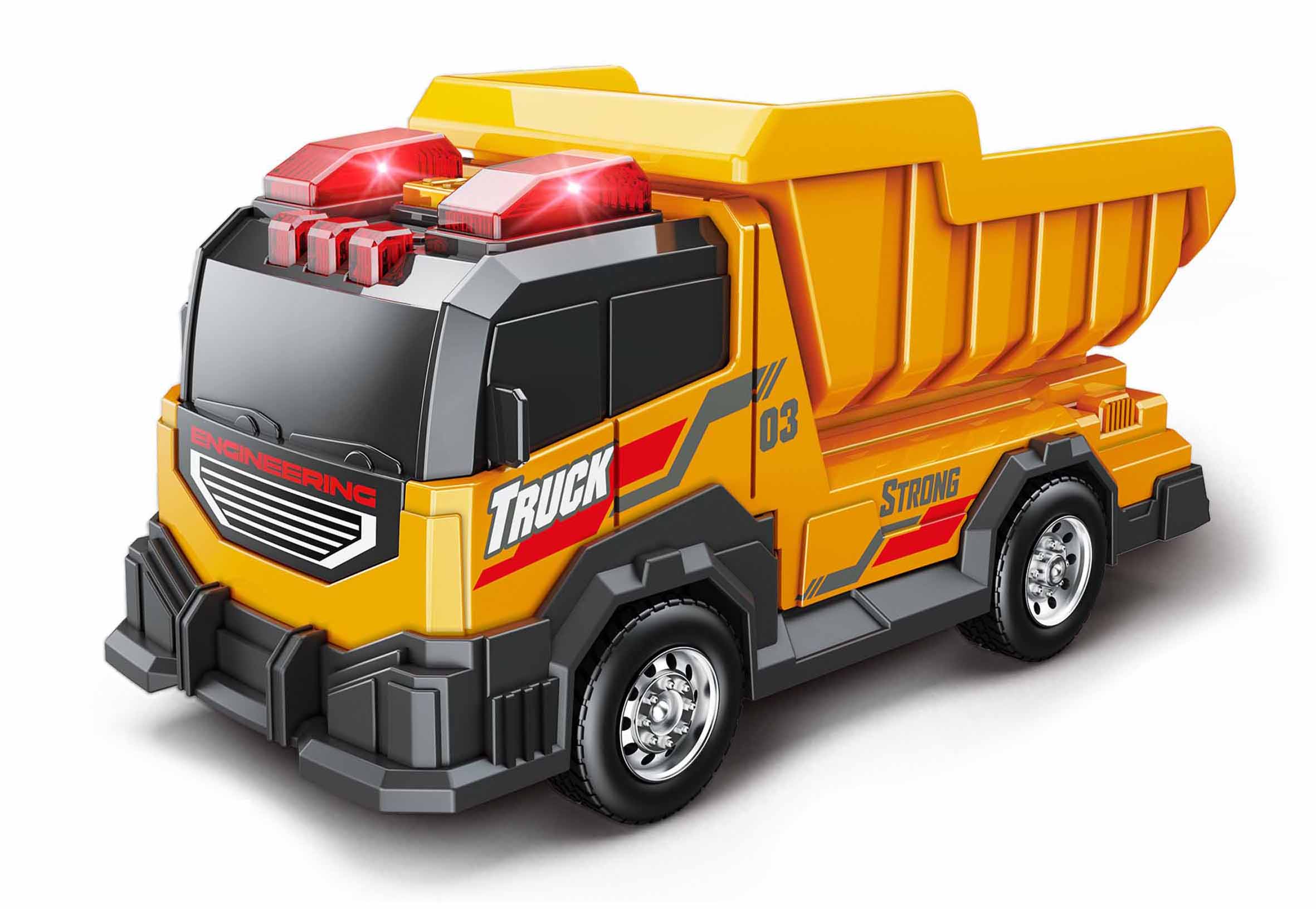 Auto sklápěč s efekty 15 cm