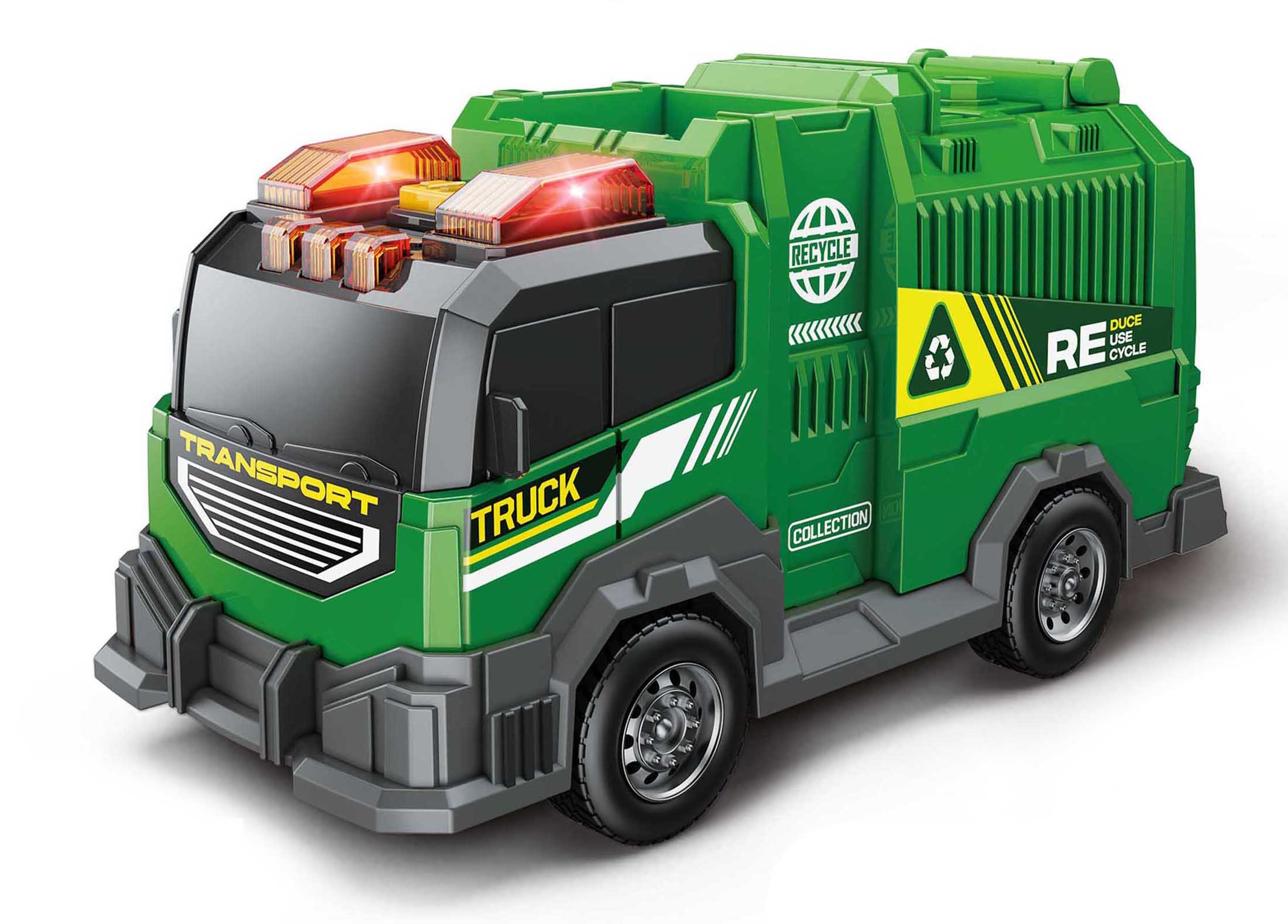 Popelářské auto s efekty 16 cm