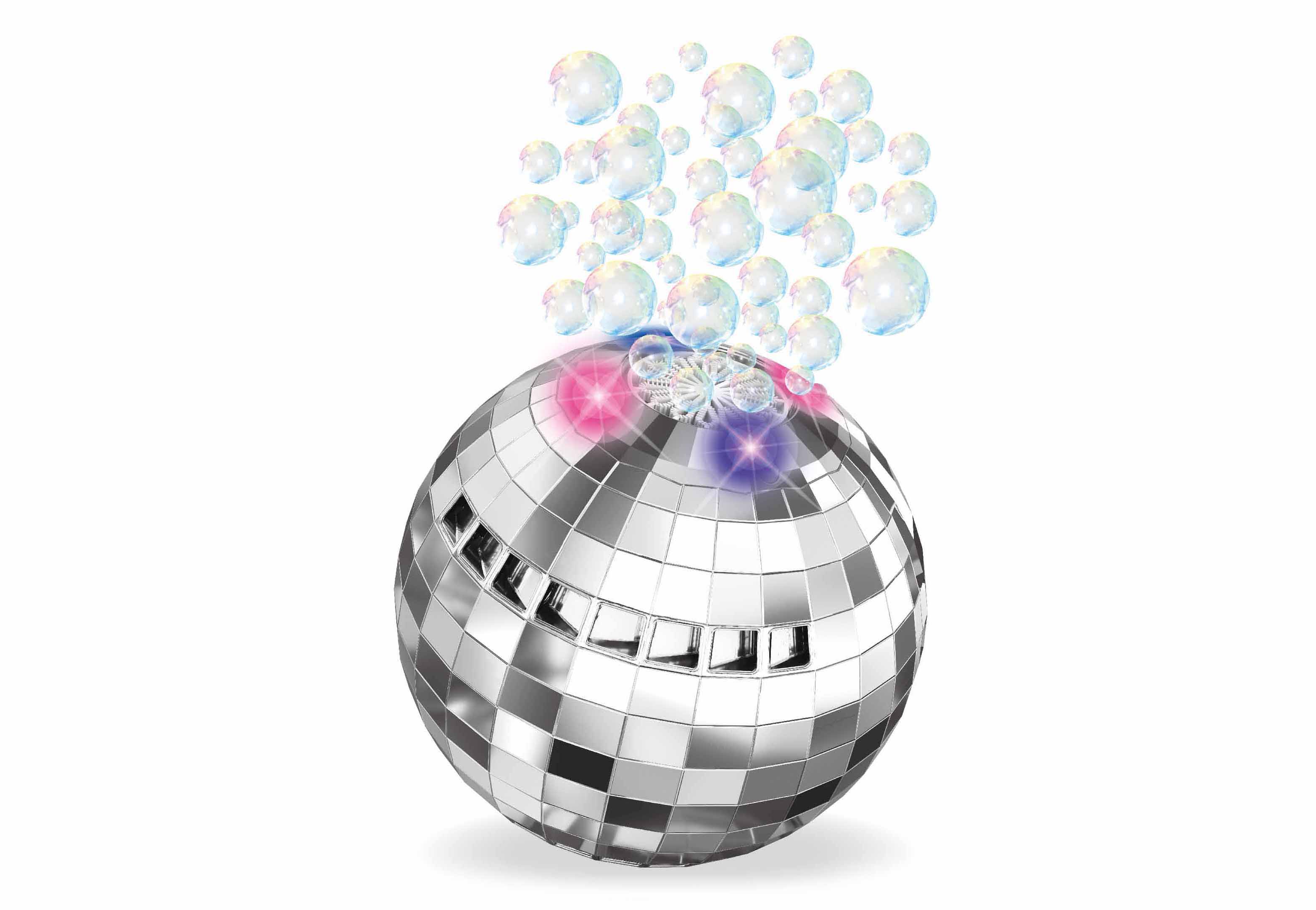 Levně Bublinkovač disco koule se světelnými efekty 50 ml 13 cm
