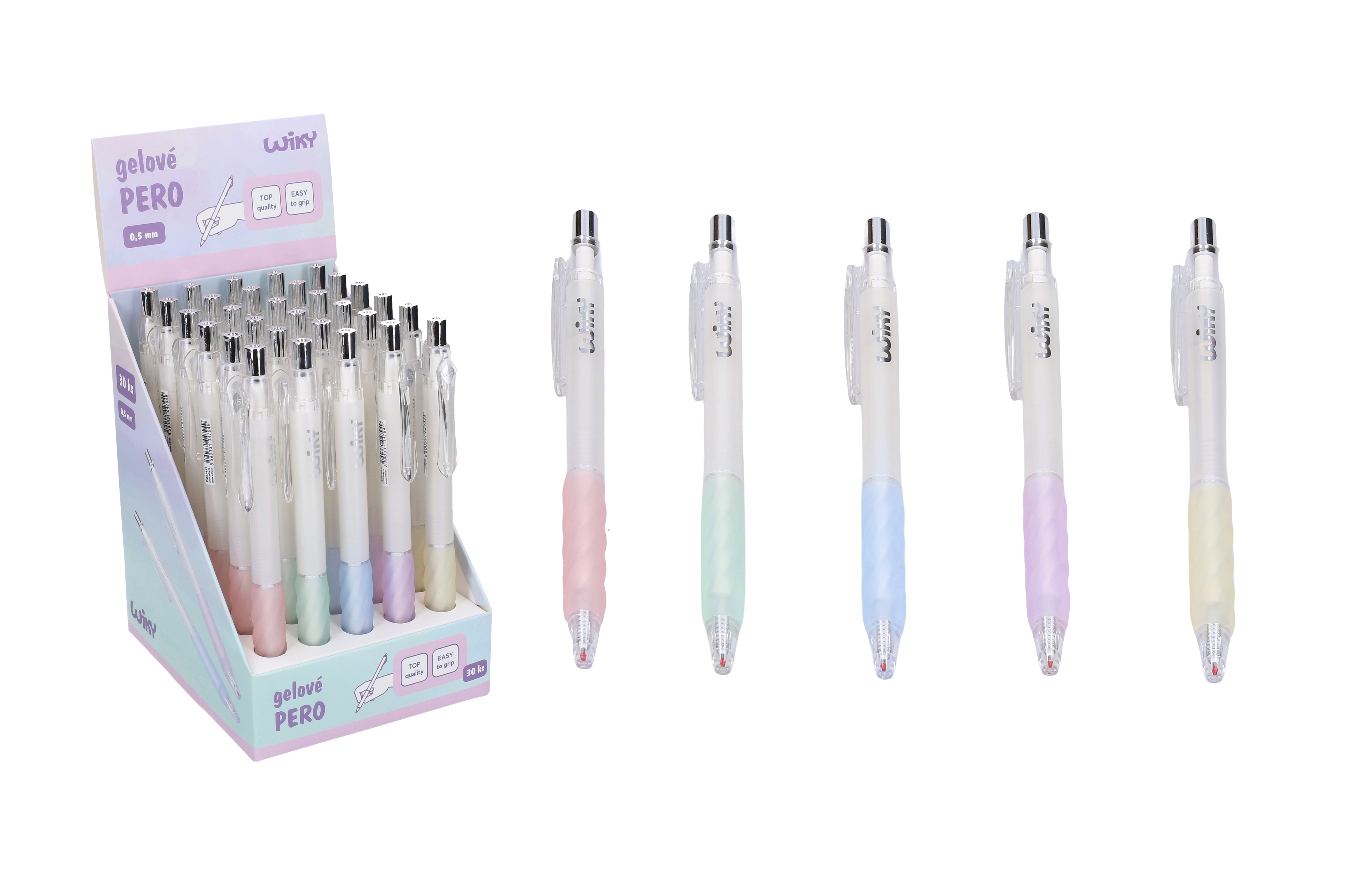 Gelové pero 0.5 mm modrá náplň