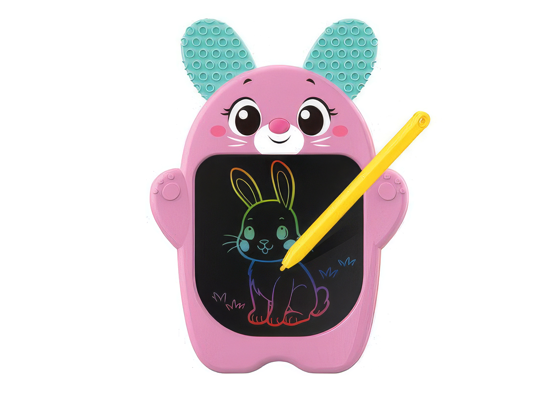 Kreslící LCD tabulka zajíček 18,9x13,7 cm