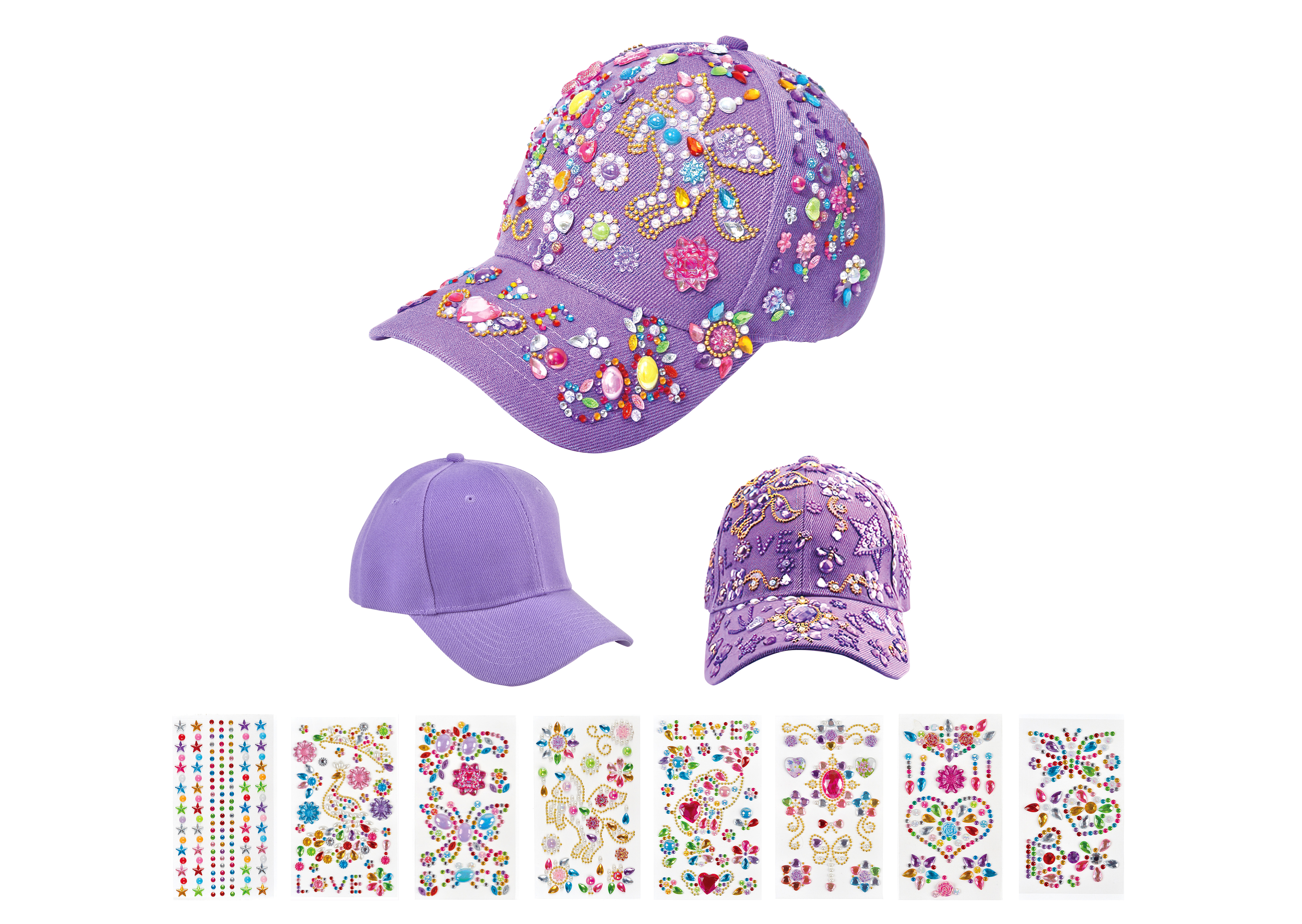 Kšiltovka k ozdobení set