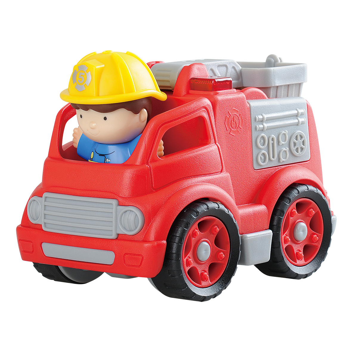 Playgo Auto hasičské s figurkou 14x10x10,5 cm