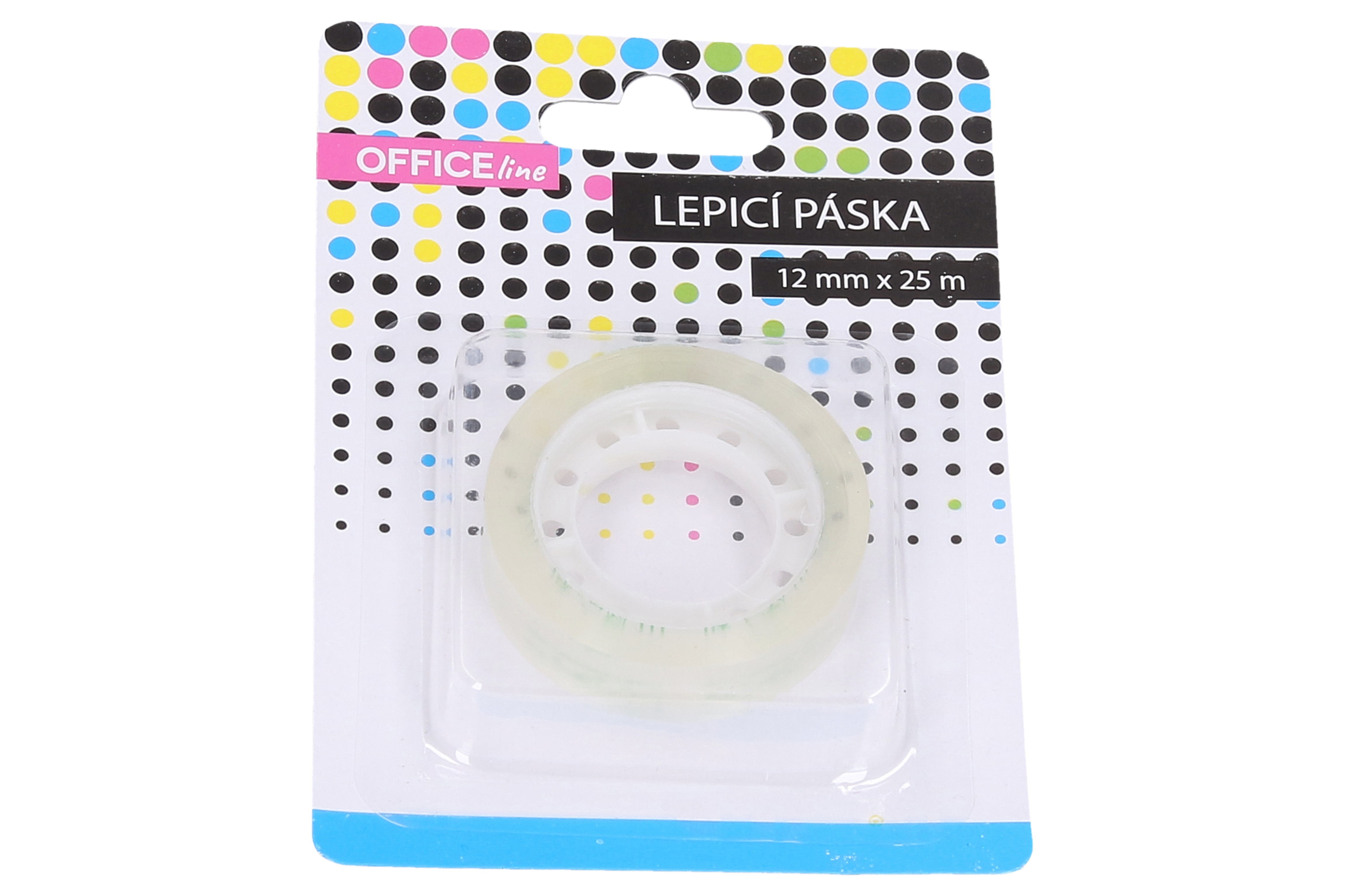 Levně Lepící páska 12mm x 25m blister