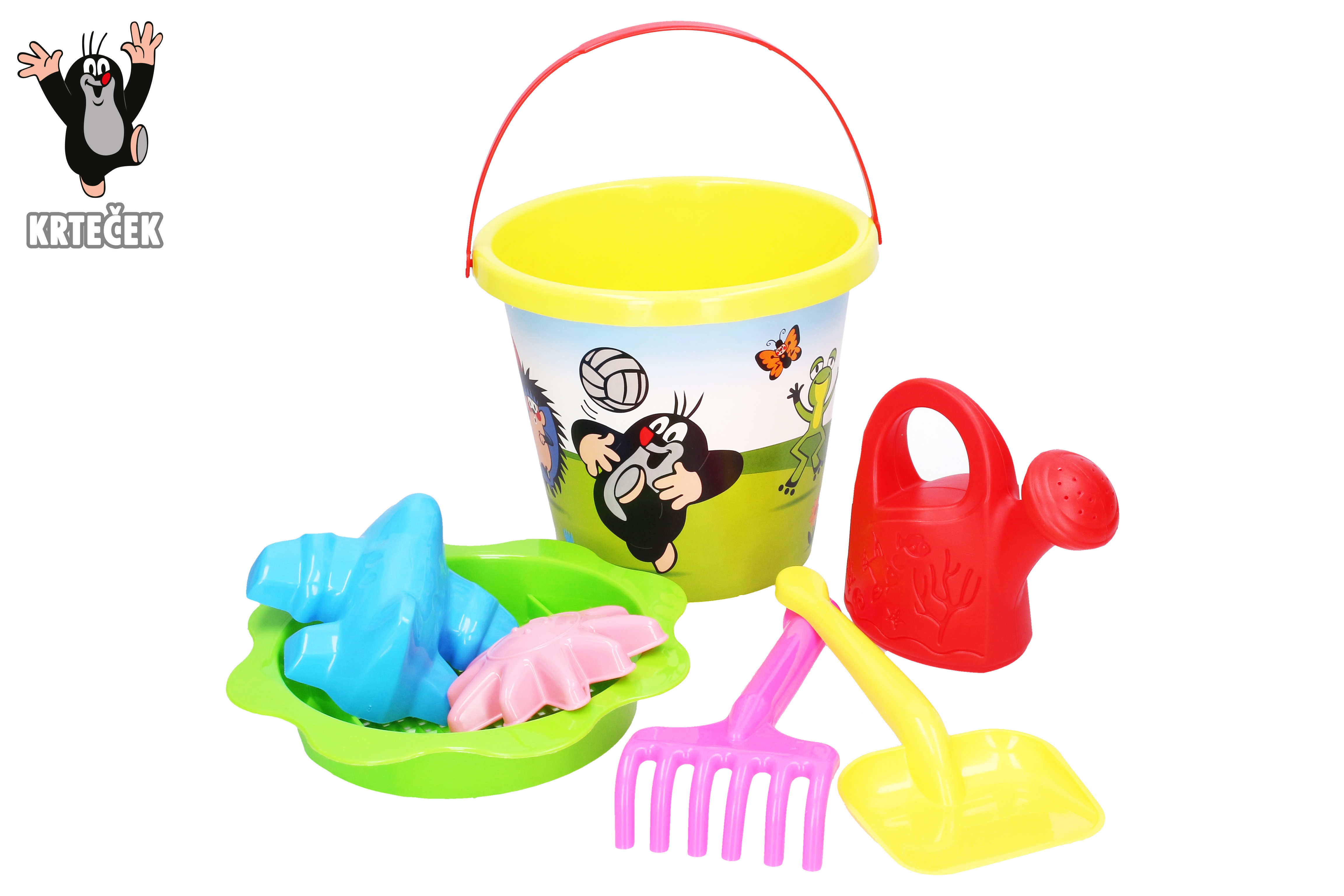 Levně Písek sada Krtek velká 3,5 L žlutá