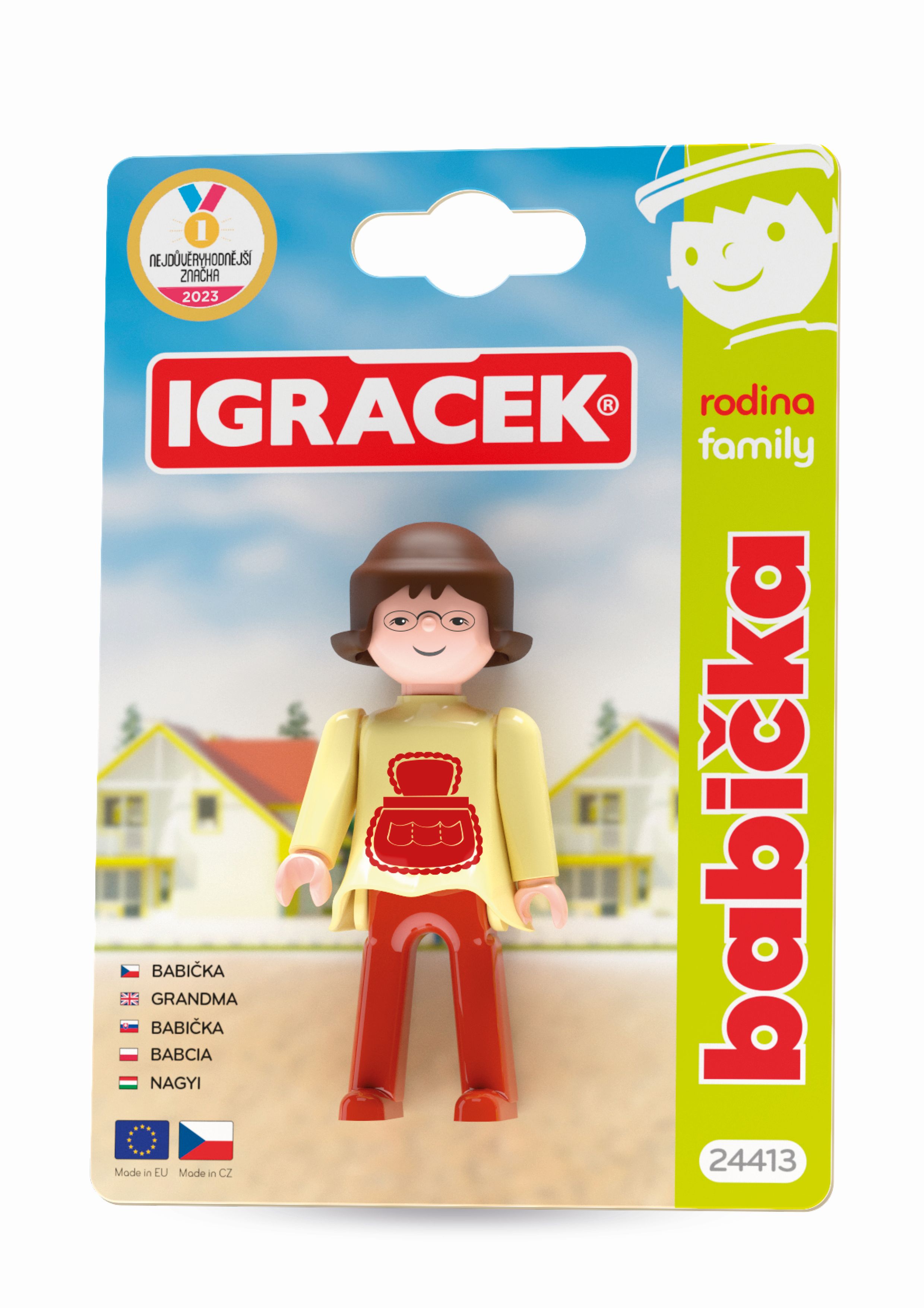 Levně Igráček Rodina Babička - figurka