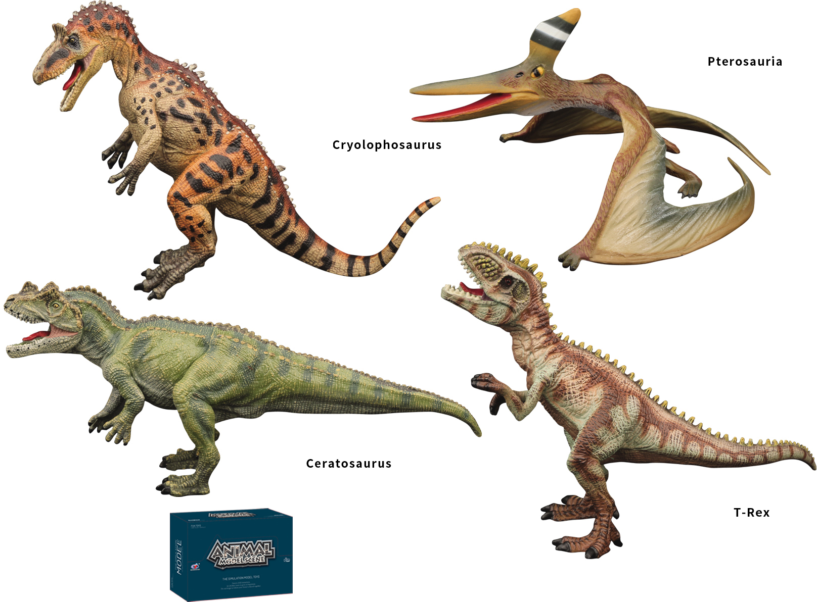 Dino figurka 4 druhy