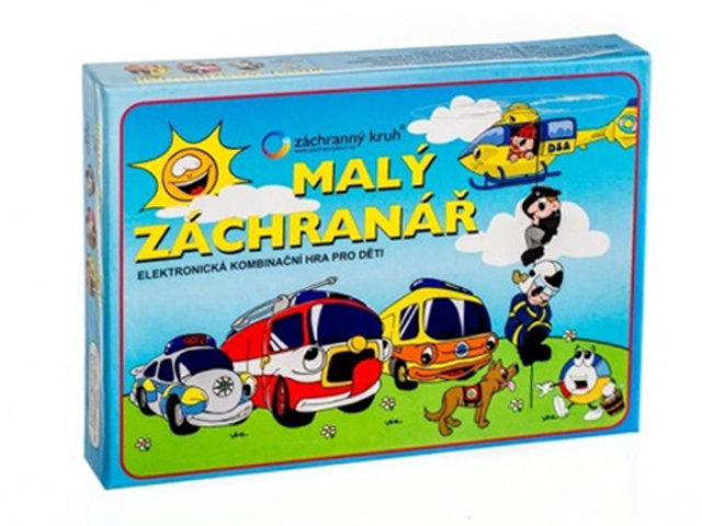 Levně Malý záchranář společenská hra na baterie v krabici 22x16x3cm