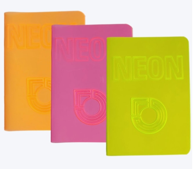 Sešit NEON A5 linkovaný, 40l mix