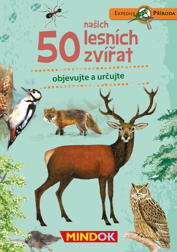 Levně Expedice příroda: 50 lesních zvířat