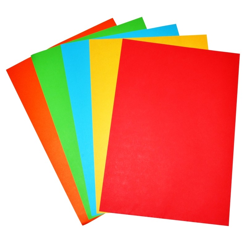 Levně Papíry barevné A4, 35 listů, 80g