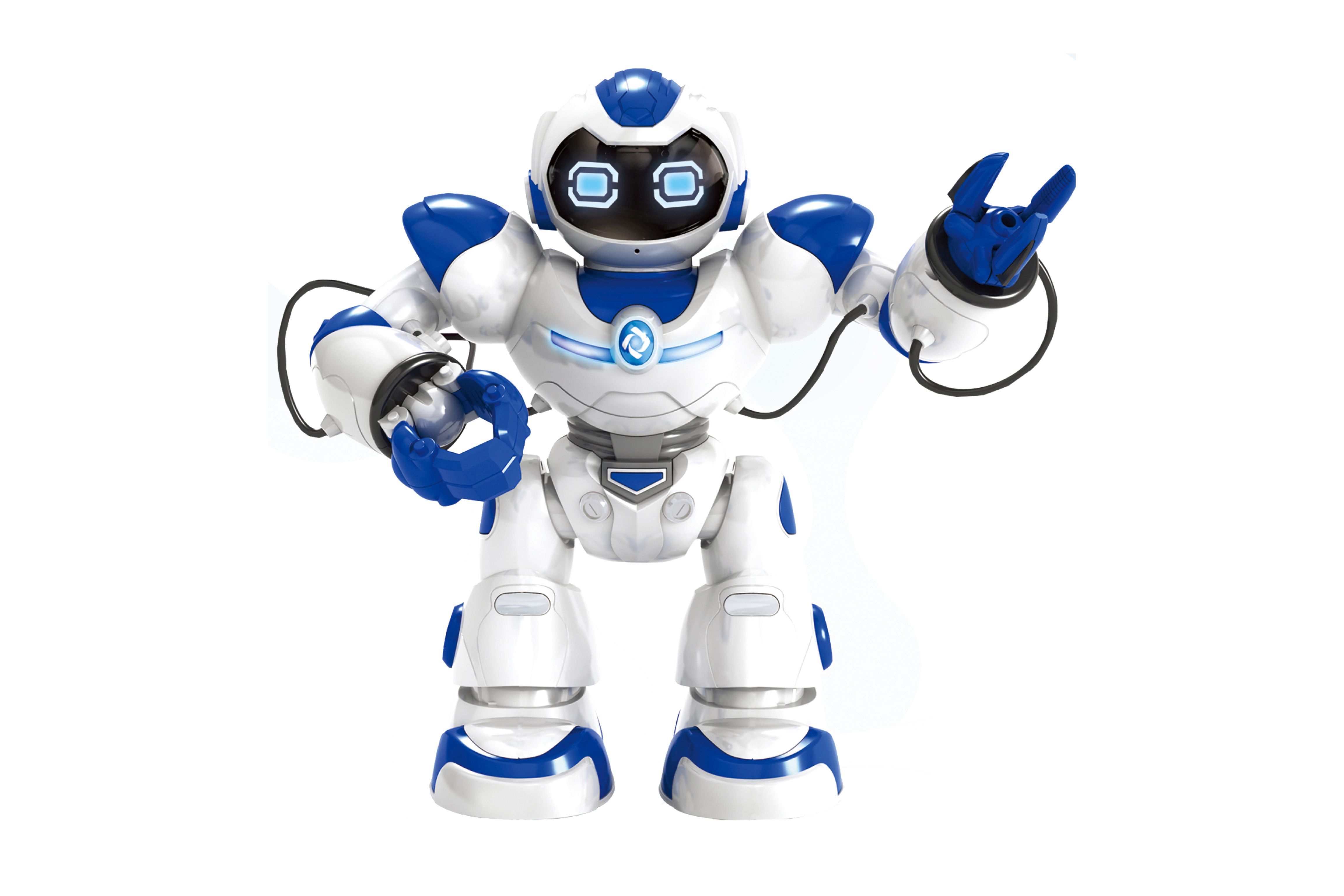 Levně Robot střílející míčky RC na dálkové ovládání 40 cm - II. jakost