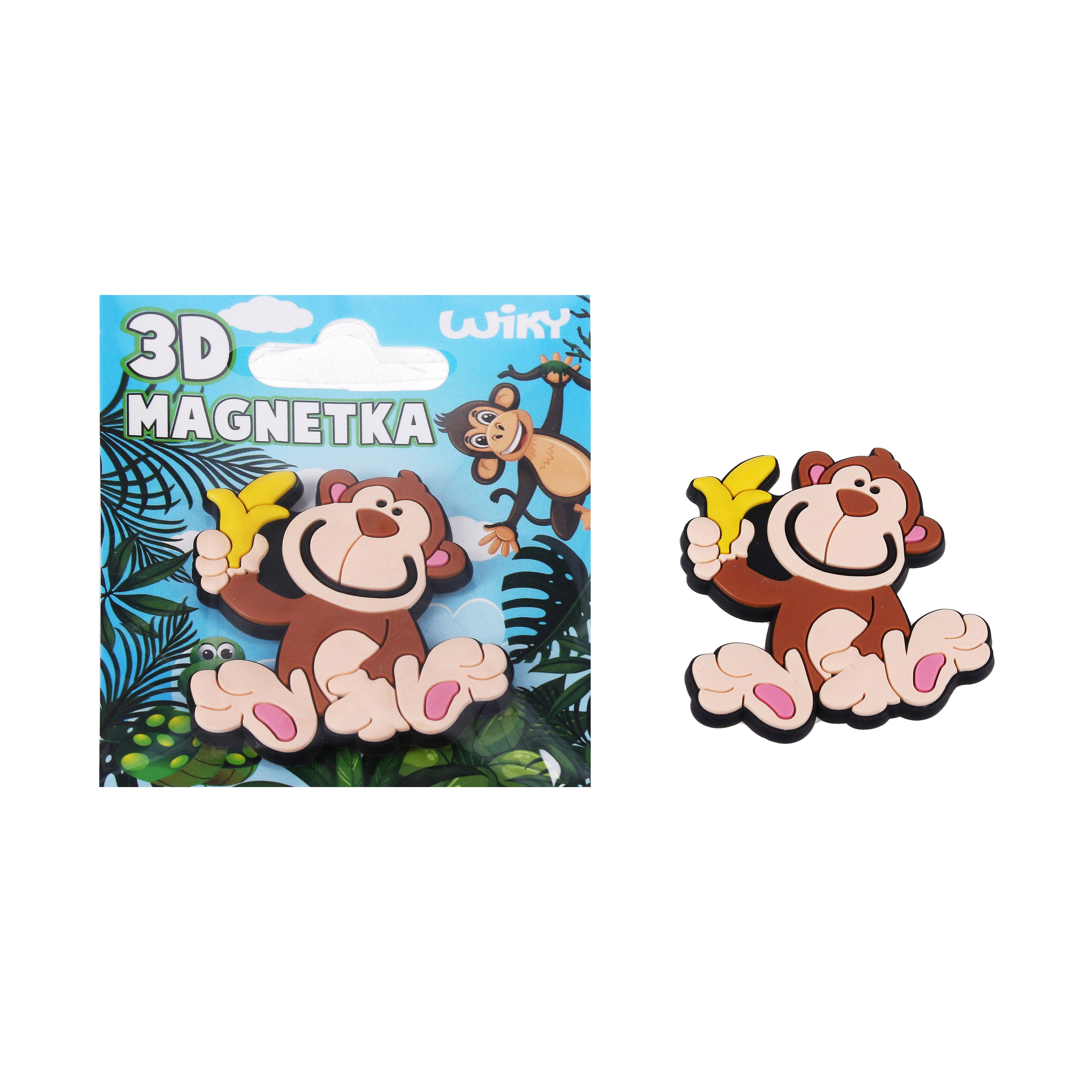 Levně Magnetka 3D - opice