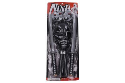 Levně Ninja set maska a 5 zbraní