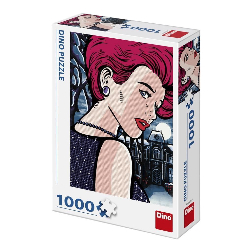 Dino Pop Art: Tajemná žena 1000 dílků