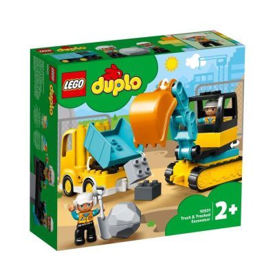 Levně LEGO DUPLO 10931 Town Náklaďák a pásový bagr