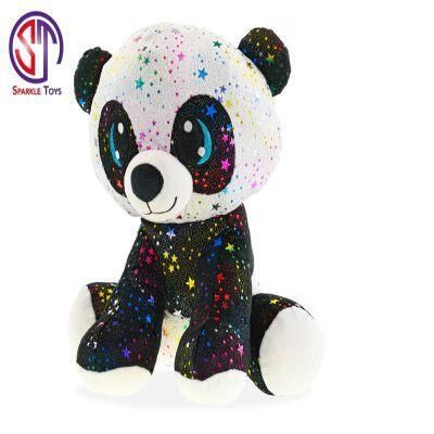 Levně Panda Star Sparkle plyšová 35cm sedící