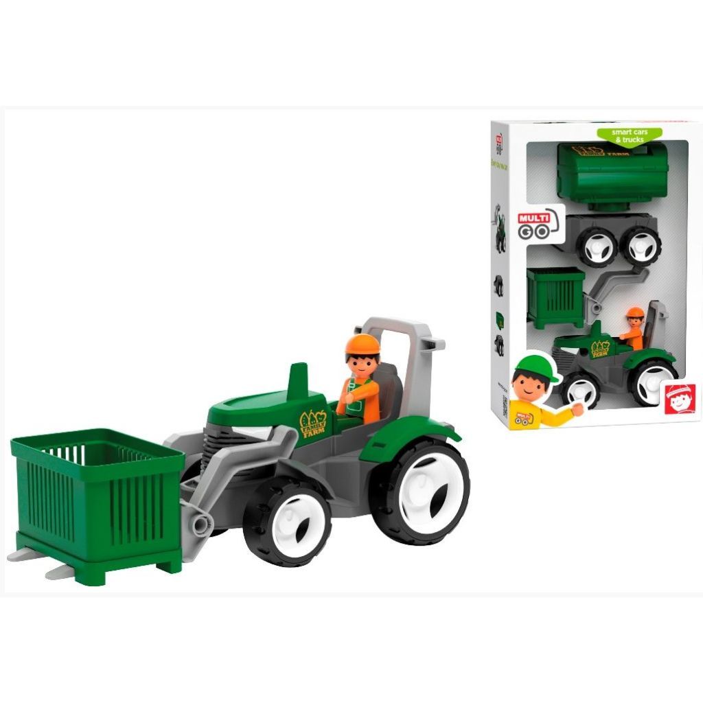 Levně MULTIGO FARM set 2+1 - figurka Igráček farmář s traktorem