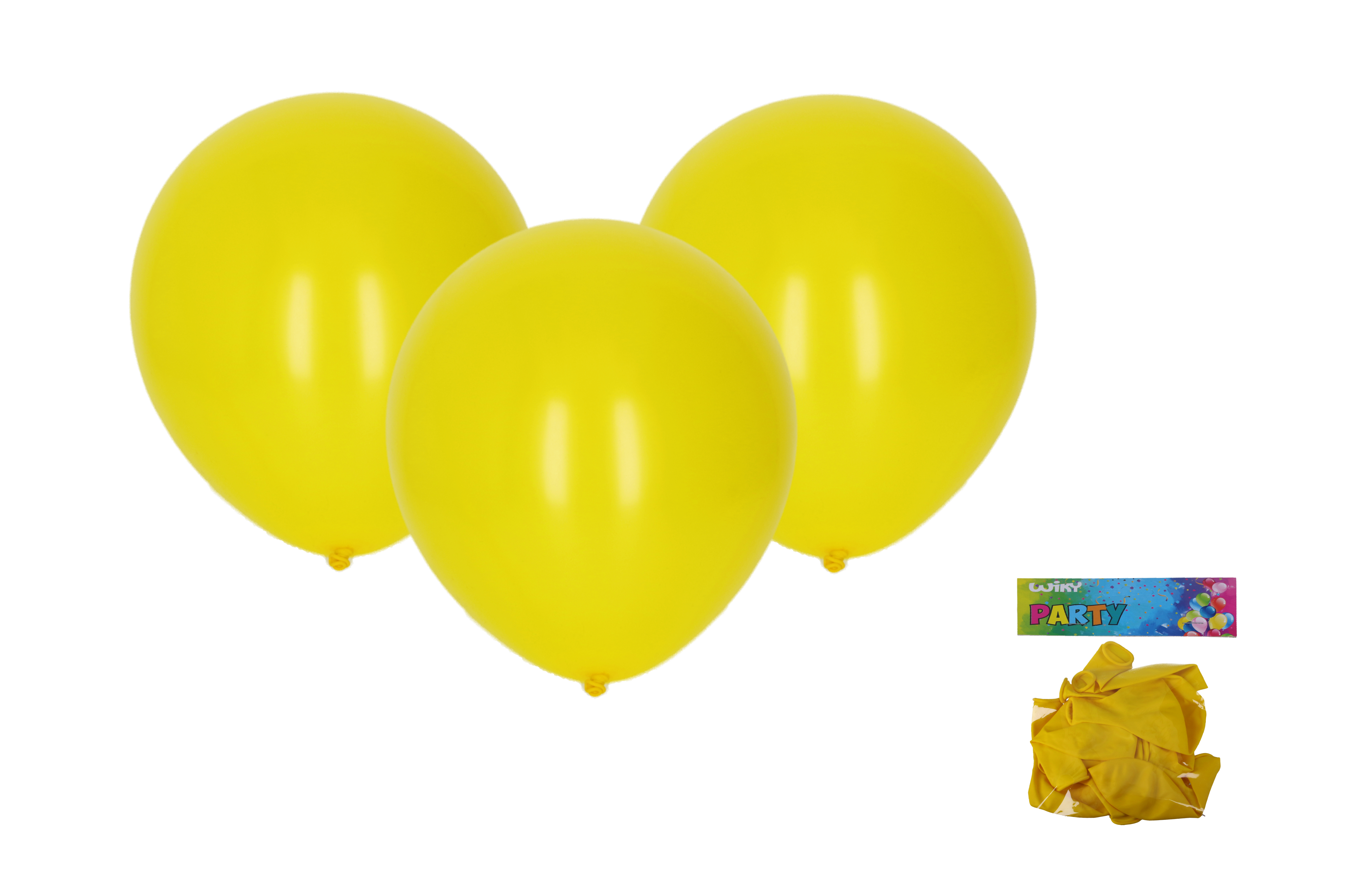 Levně Balónek nafukovací 30cm - sada 10ks, žlutý