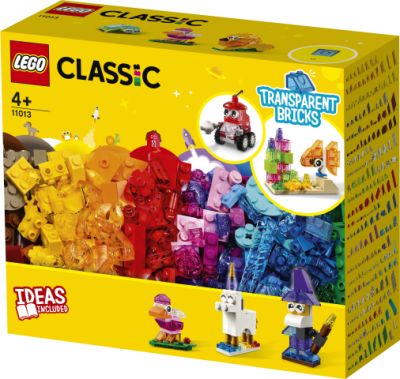 Levně LEGO Classic 11013 Průhledné kreativní kostky
