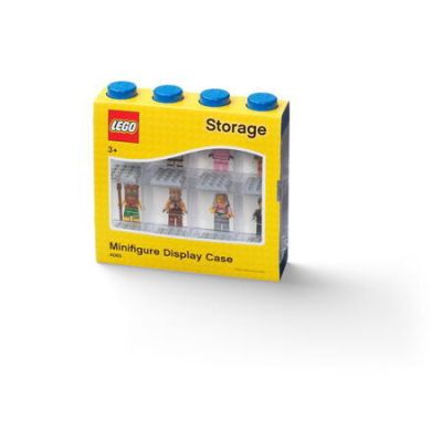 Levně LEGO sběratelská skříňka na 8 minifigurek - modrá