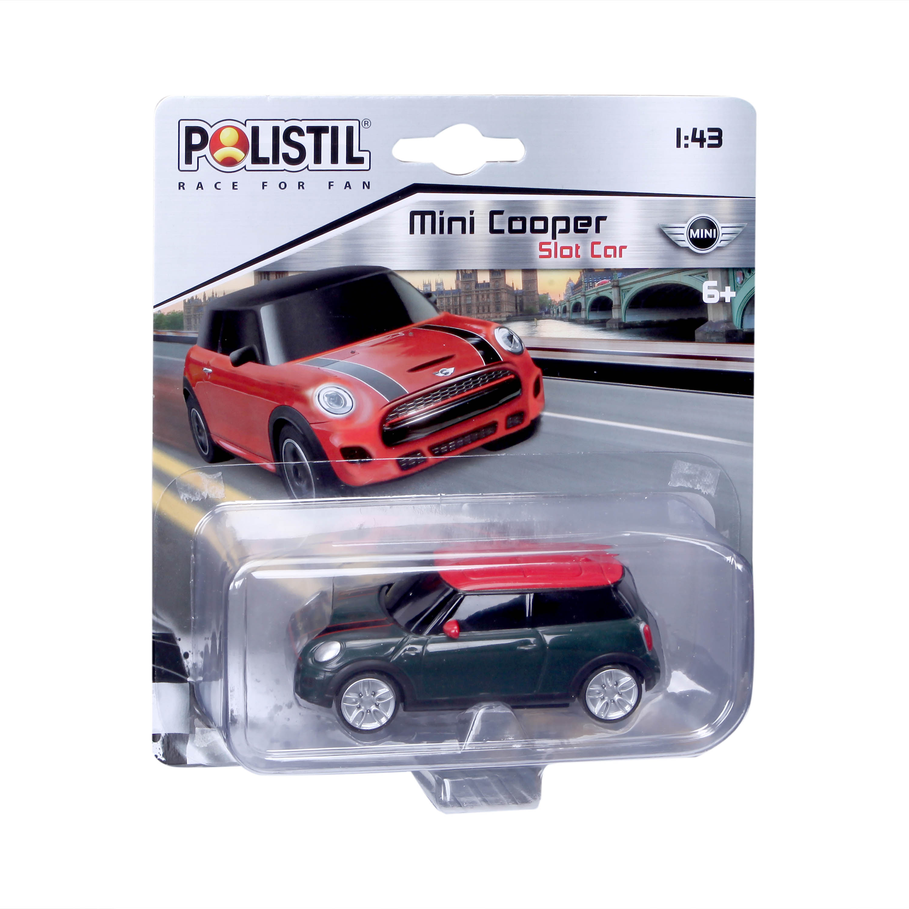 Levně Polistil Mini Cooper Slot car 1:43 Black