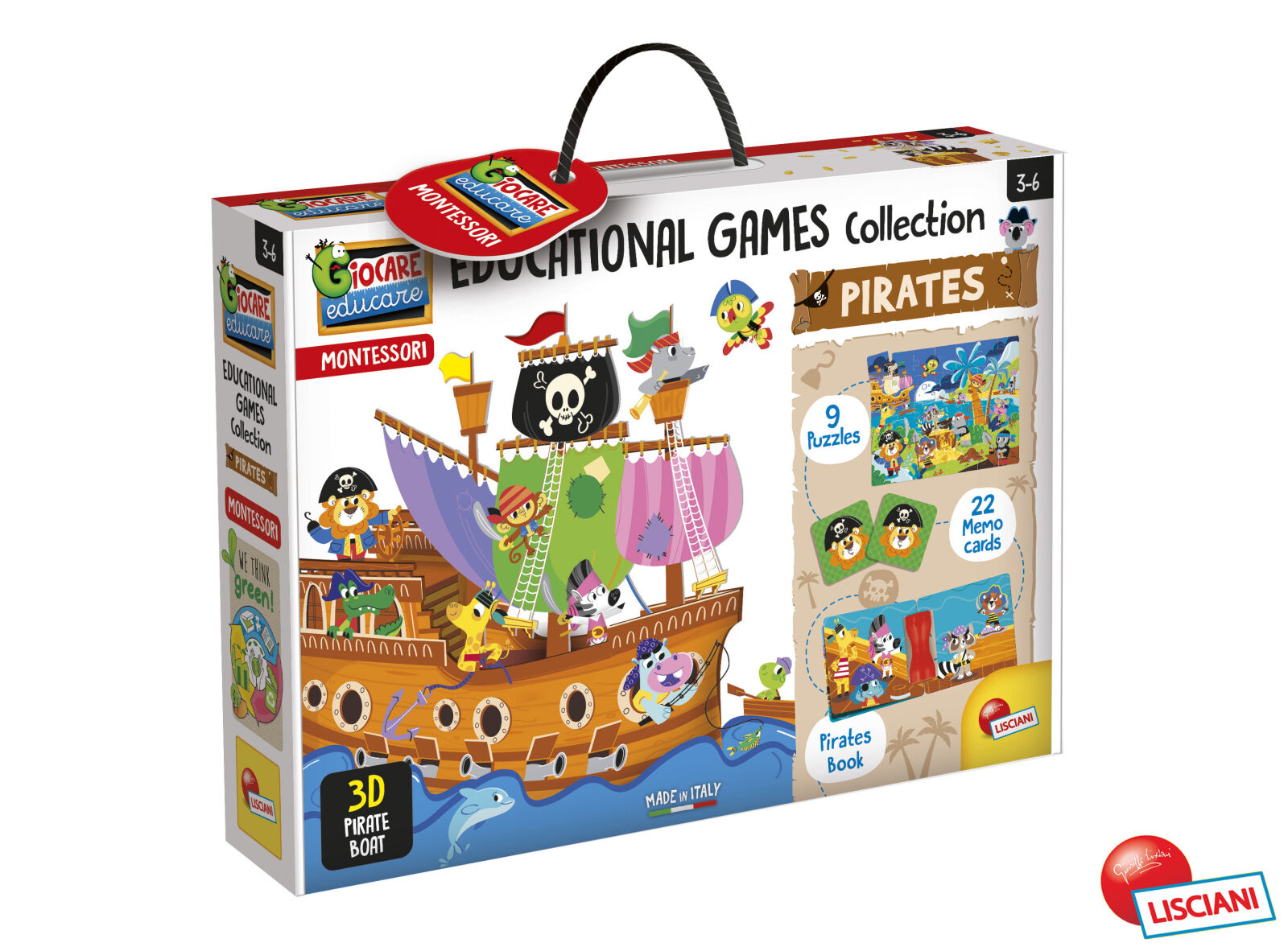 Levně Montessori kolekce vzdělávacích her piráti