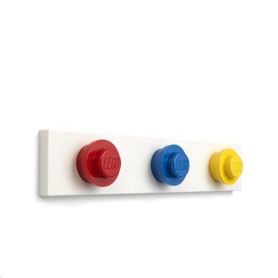Levně LEGO nástěnný věšák - červená, modrá, žlutá