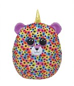 Levně Ty Squish-a-Boos GISELLE, 22 cm - rainbow leopard with horn (1)